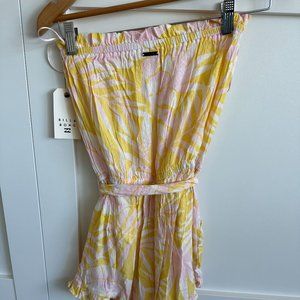 Billabong strapless romper NEW